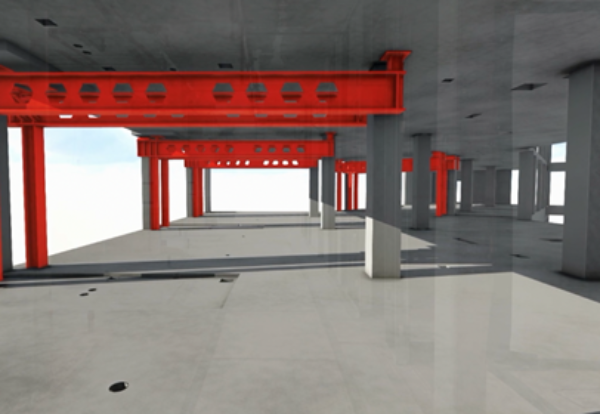 CGI of structural work