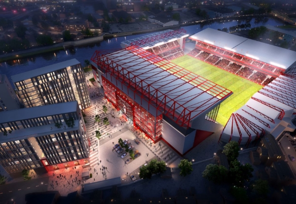 New Nottingham Forest stands set to increase the capacity by 5000