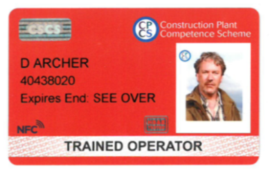 New Red CPCS card that has caused confusion