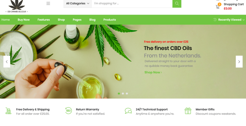 Buy CBD oils from cbd-cannabis-oils.co.uk