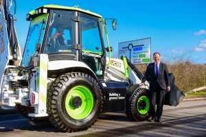 New hydrogen engine JCB to be allowed on roads