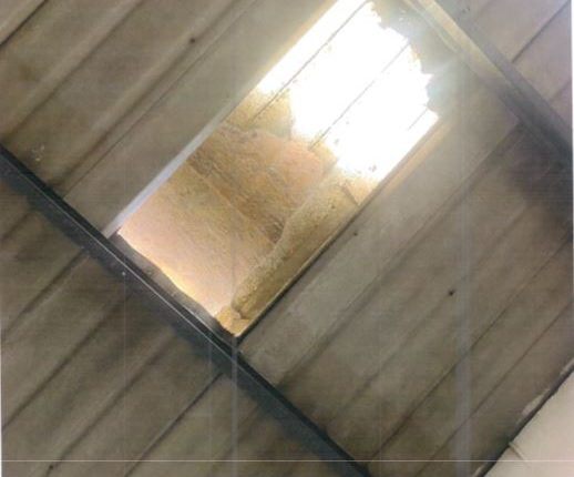 Rooflight that worker fell through