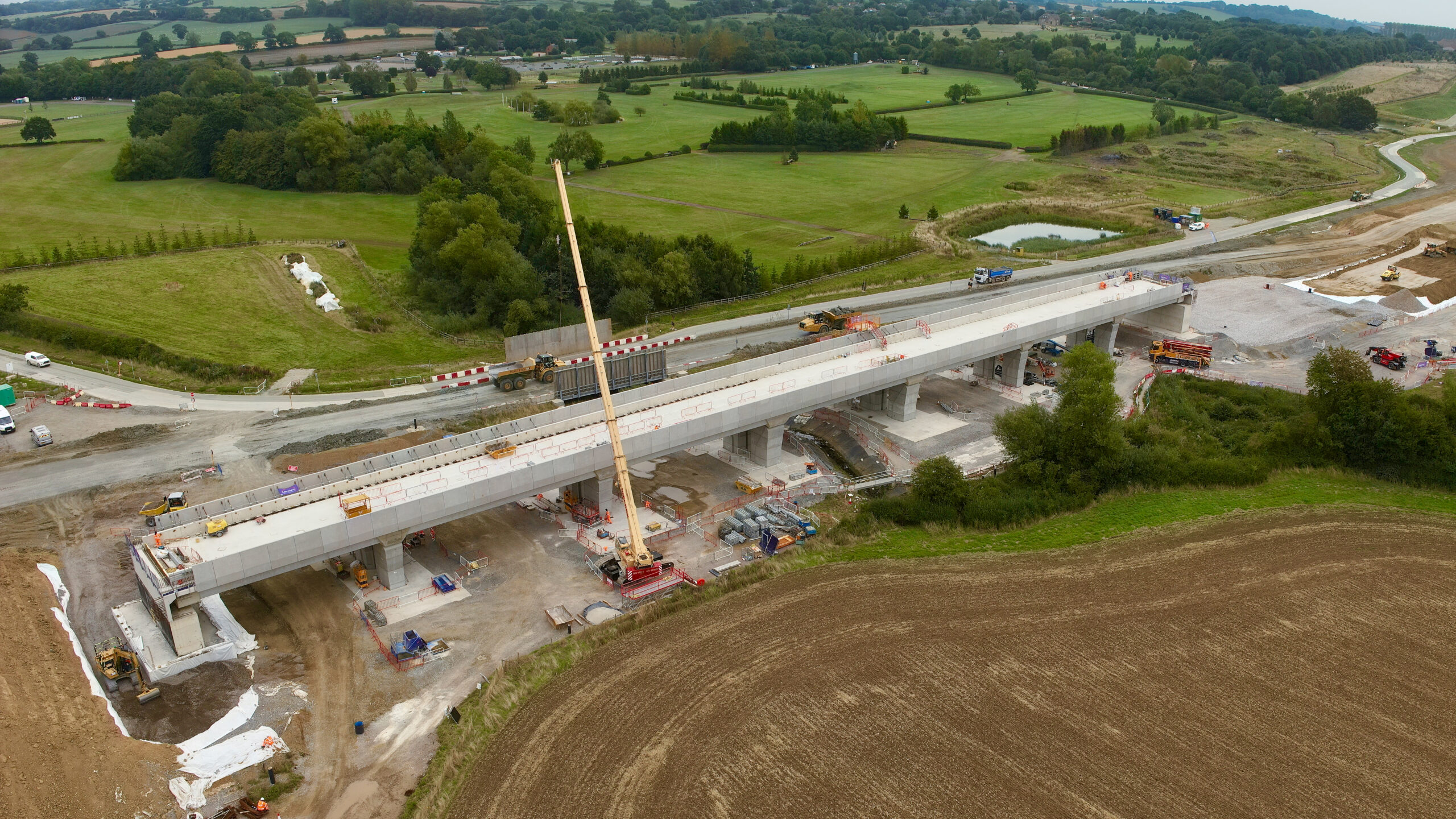 HS2 Completes First Viaduct Highfurlong Brook - Nationaltradesmen.co.uk