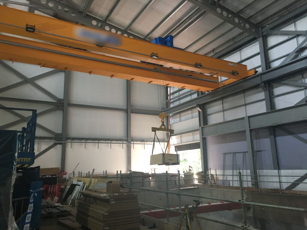 Lift that toppled scissor lift