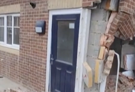 CB Rampage Causes Major Damage to New-Build Homes in Darlington (Video)