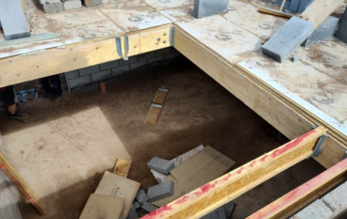 Apprentice Charlie Marsh, who was 17 at the time, fell through the stairwell