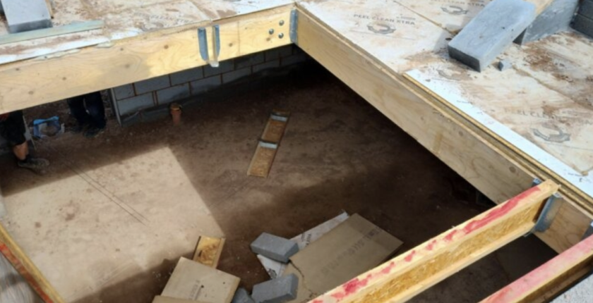 Apprentice Charlie Marsh, who was 17 at the time, fell through the stairwell