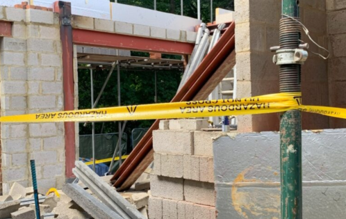 Image of the area of the accident